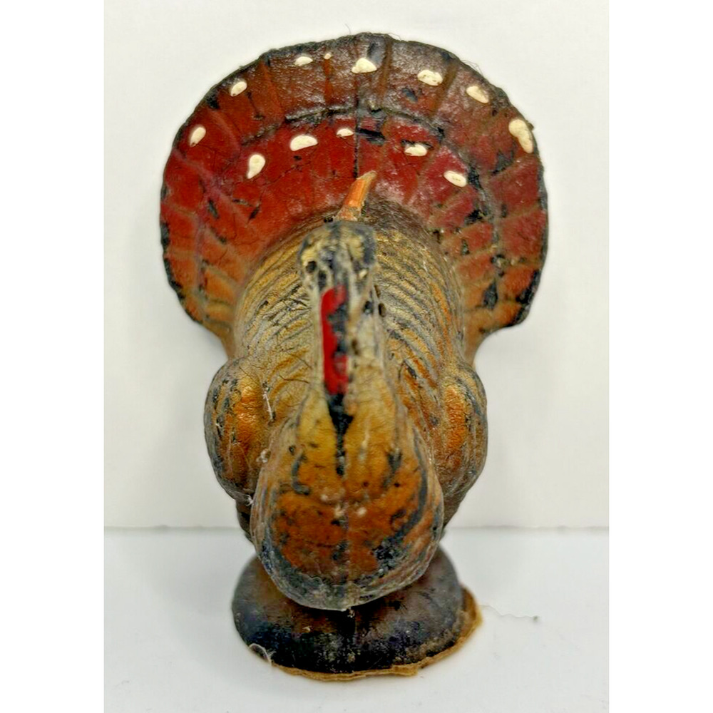 Vintage Gurley Thanksgiving Turkey Candle 3" SKU H307